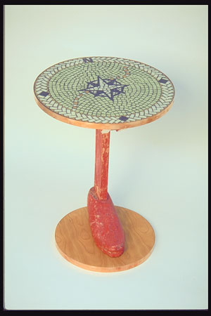 mosaic end table